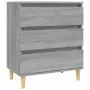 Credenza Grigio Sonoma 60x35x70 cm in Legno Multistrato