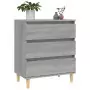 Credenza Grigio Sonoma 60x35x70 cm in Legno Multistrato