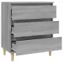 Credenza Grigio Sonoma 60x35x70 cm in Legno Multistrato