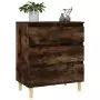 Credenza Rovere Fumo 60x35x70 cm in Legno Multistrato