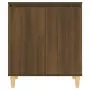 Credenza Rovere Marrone 60x35x70 cm in Legno Ingegnerizzato