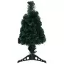 Albero di Natale Artificiale Snello Supporto 64 cm Fibra Ottica