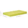 Cuscino per Pallet e Pavimento in Cotone 120x80x10 cm Verde