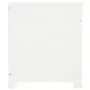 Contenitore Portaoggetti Bianco 80x40x45,5cm Massello di Pino