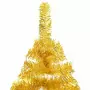 Albero di Natale Artificiale con Supporto Oro 240 cm PET