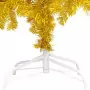 Albero di Natale Artificiale con Supporto Oro 240 cm PET