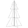 Albero di Natale a Cono 240 LED per Interni Esterni 118x180 cm