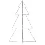 Albero di Natale a Cono 240 LED per Interni Esterni 118x180 cm