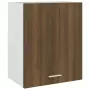 Mobile Pensile Rovere Marrone 50x31x60 cm in Legno Multistrato