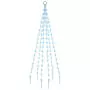 Albero di Natale Pennone Blu 108 LED 180 cm