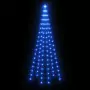 Albero di Natale Pennone Blu 108 LED 180 cm