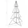 Albero di Natale a Cono 240 LED per Interni Esterni 115x150 cm