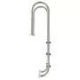 Scaletta per Piscina 3 Gradini in Acciaio Inox 304 120 cm