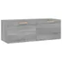 Mobile Pensile Grigio Sonoma 100x36,5x35 cm Legno Multistrato