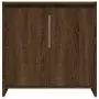 Armadietto Bagno Rovere Marrone 60x33x61cm Legno Ingegnerizzato