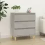 Credenza Grigio Cemento 60x35x70 cm in Legno Multistrato