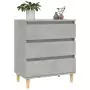 Credenza Grigio Cemento 60x35x70 cm in Legno Multistrato