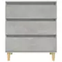 Credenza Grigio Cemento 60x35x70 cm in Legno Multistrato