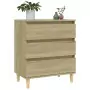 Credenza Rovere Sonoma 60x35x70 cm in Legno Multistrato