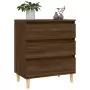 Credenza Rovere Marrone 60x35x70 cm in Legno Multistrato