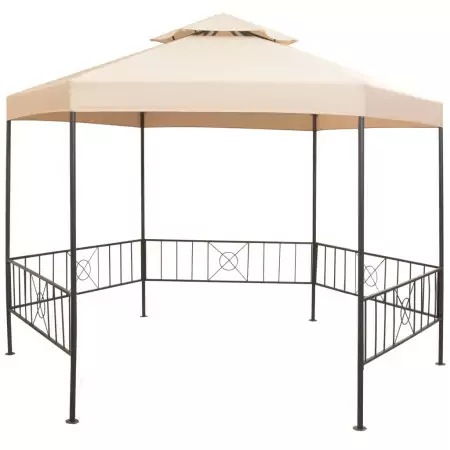 Gazebo Padiglione Tenda da Giardino 323x265 cm