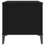 Tavolino da Salotto Nero 90x44,5x45 cm in Legno Multistrato