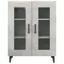 Credenza Grigio Cemento 69,5x34x90 cm in Legno Multistrato