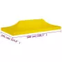 Tetto per Tendone per Feste 6x3 m Giallo 270 g/m²