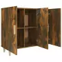 Credenza Rovere Fumo 90x34x80 cm in Legno Multistrato