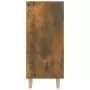 Credenza Rovere Fumo 90x34x80 cm in Legno Multistrato