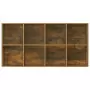 Libreria/Credenza Rovere Fumo 66x30x130 cm in Legno Multistrato