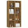 Libreria/Credenza Rovere Fumo 66x30x130 cm in Legno Multistrato