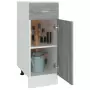 Mobile con Cassetto Grigio Sonoma 30x46x81,5 Legno Multistrato