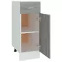 Mobile con Cassetto Grigio Sonoma 30x46x81,5 Legno Multistrato