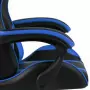 Sedia da Gaming Nero e Blu in Similpelle