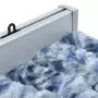 Zanzariera Blu e Bianco 56x200 cm Ciniglia