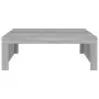 Tavolino Salotto Grigio Sonoma 100x100x35 cm Legno Multistrato