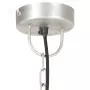 Lampada a Sospensione Industriale 25 W Argento Rotonda 42cm E27