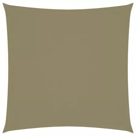 Parasole a Vela in Tela Oxford Quadrata 4x4 m Beige