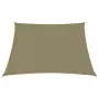 Parasole a Vela in Tela Oxford Quadrata 4x4 m Beige