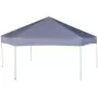 Gazebo Esagonale Pop-Up con 6 Pareti Blu Scuro 3,6x3,1 m