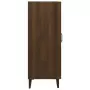 Credenza Rovere Marrone 69,5x34x90 cm in Legno Multistrato