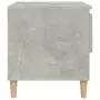 Comodini 2 pz Grigio Cemento 50x46x50 cm in Legno Multistrato