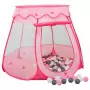 Tenda da Gioco per Bambini Rosa con 250 Palline 102x102x82 cm