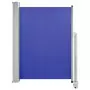 Tenda Laterale Retrattile per Patio 100x300 cm Blu