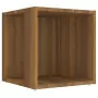 Tavolino Salotto Rovere Marrone 33x33x34,5 cm Legno Multistrato