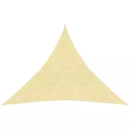 Vela Parasole 160 g/m² Beige 3x3x3 m in HDPE