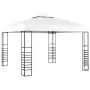 Gazebo da Giardino 3x3 m Bianco