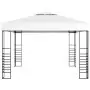 Gazebo da Giardino 3x3 m Bianco