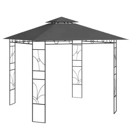 Gazebo 3x3x2,7 m Antracite 160 g/m²